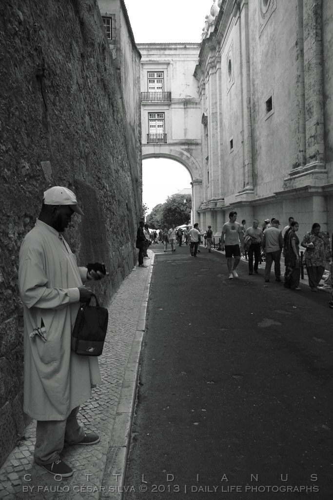 "On Sidewalk To Flea Market" by Paulo César Silva